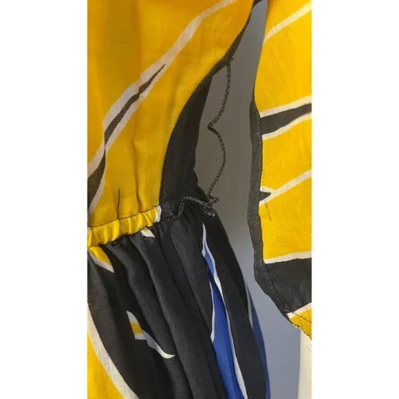 MOLLIE PARNIS STUDIO DOLMAN COUTURE SLEEVE DRESS 6 VINTAGE - Picture 5 of 14